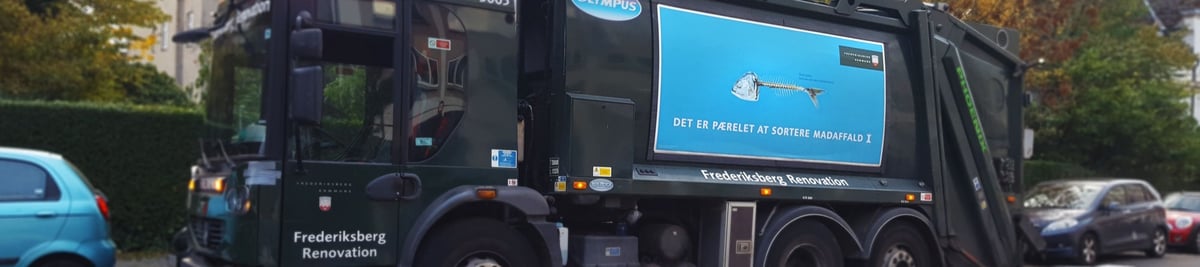 Skraldevogn plakat