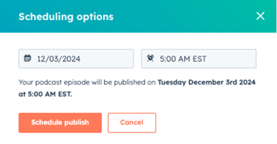 scheduling_podcast_options