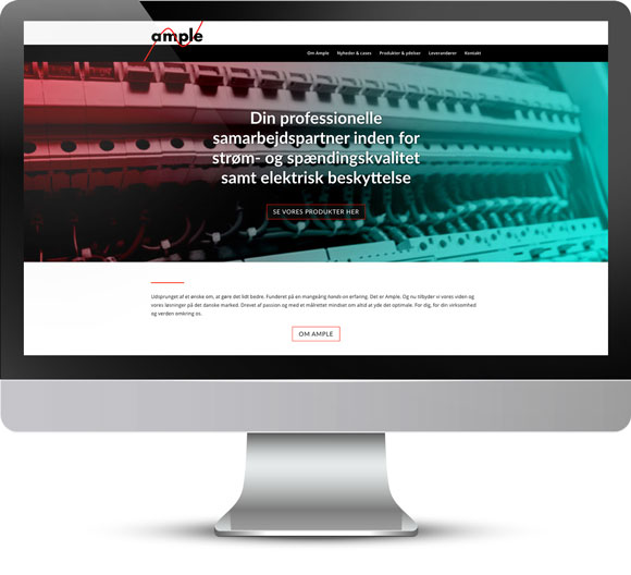 Ample hjemmeside og webdesign