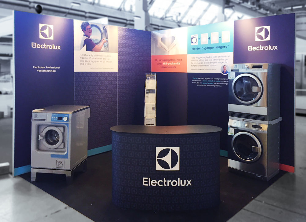 Messestand for Electrolux Professional
