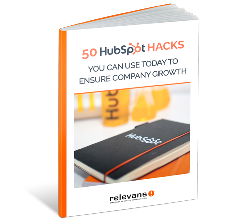 Få den gratis e-bog 50 HubSpot Hacks