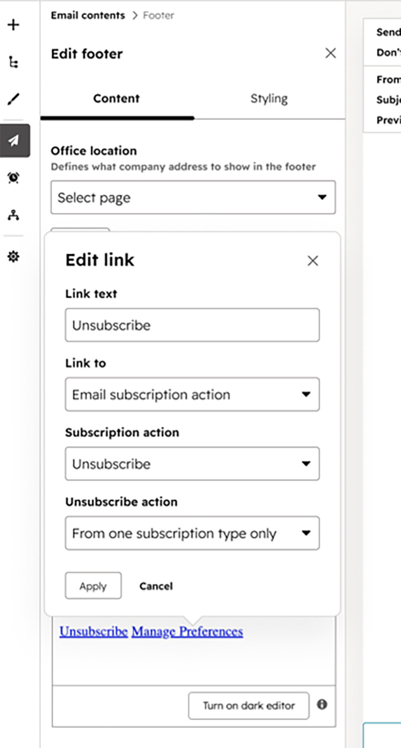 editFooter editFooter