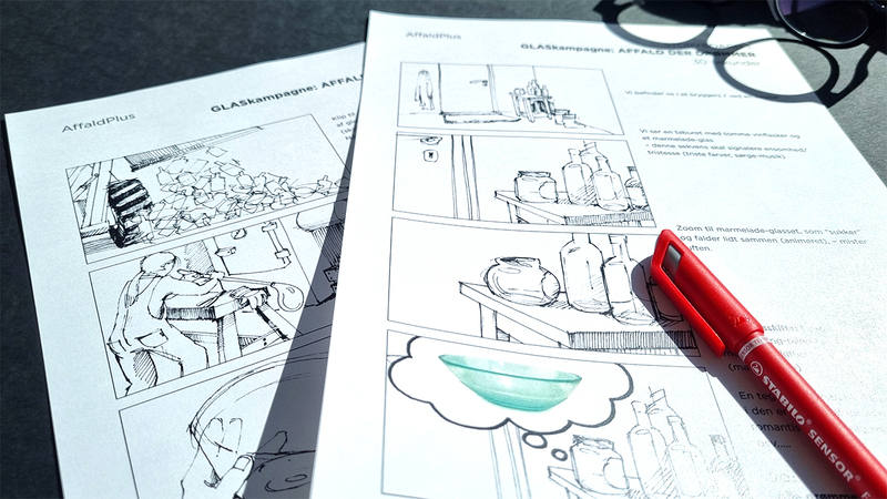 Storyboard er grundlaget for en animation